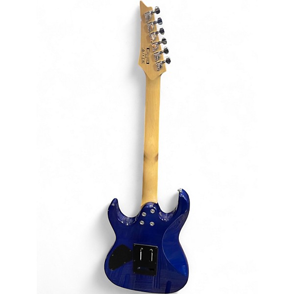 Used Ibanez GRX70QA BLUE Solid Body Electric Guitar