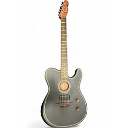 Used Fender Acoustasonic Standard Telecaster Black Acoustic Electric Guitar