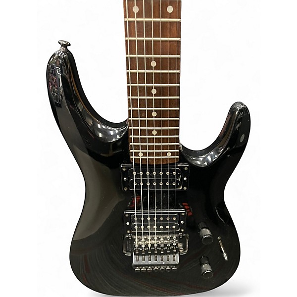 Used Kramer Striker 7 String Black Solid Body Electric Guitar