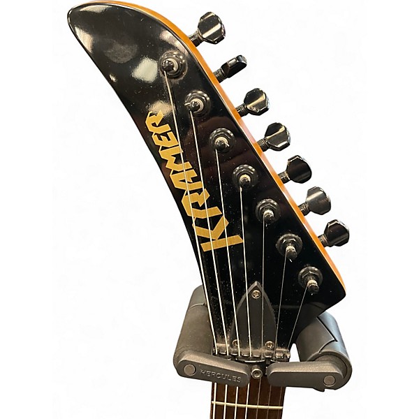 Used Kramer Striker 7 String Black Solid Body Electric Guitar