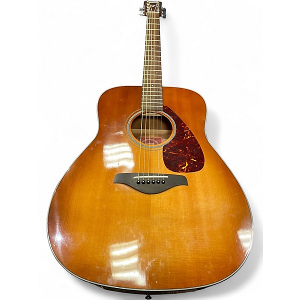 Used Yamaha FG700S 2 Tone Sunburst Acoustic Guitar