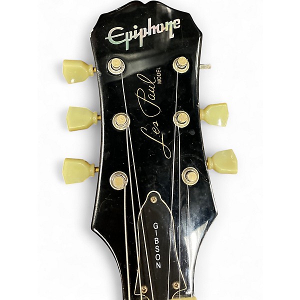 Used 1999 Epiphone Les Paul Standard Faded Cherry Solid Body Electric Guitar