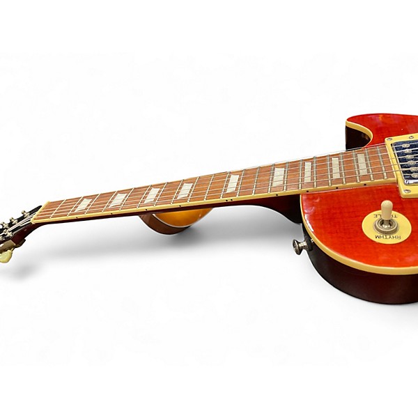 Used 1999 Epiphone Les Paul Standard Faded Cherry Solid Body Electric Guitar