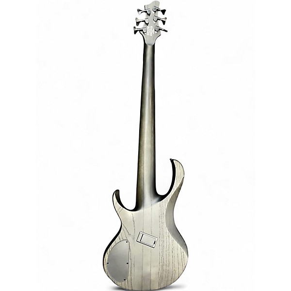Used Ibanez BTB806MS Transparent Gray Flat Electric Bass Guitar
