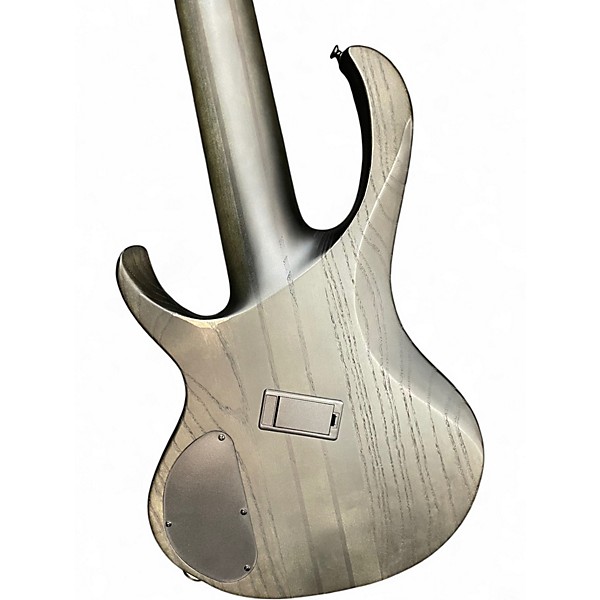 Used Ibanez BTB806MS Transparent Gray Flat Electric Bass Guitar
