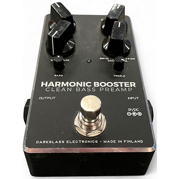 Used Darkglass Harmonic Booster Clean Bass Preamp Effect Pedal