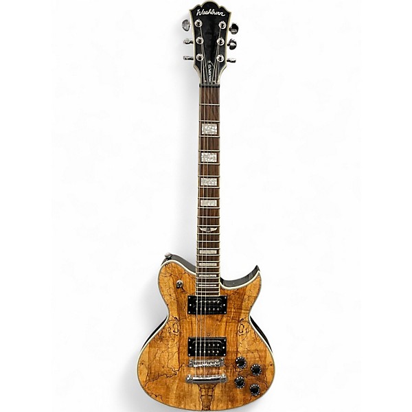 Used Washburn WIDLXSPLTD Natural Solid Body Electric Guitar