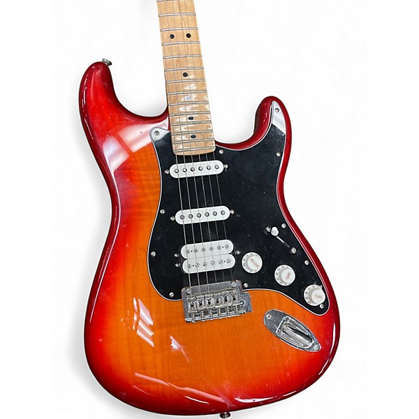 Used Fender Player Stratocaster HSS Plus Top AGED CHERRY BURST Solid Body Electric Guitar
