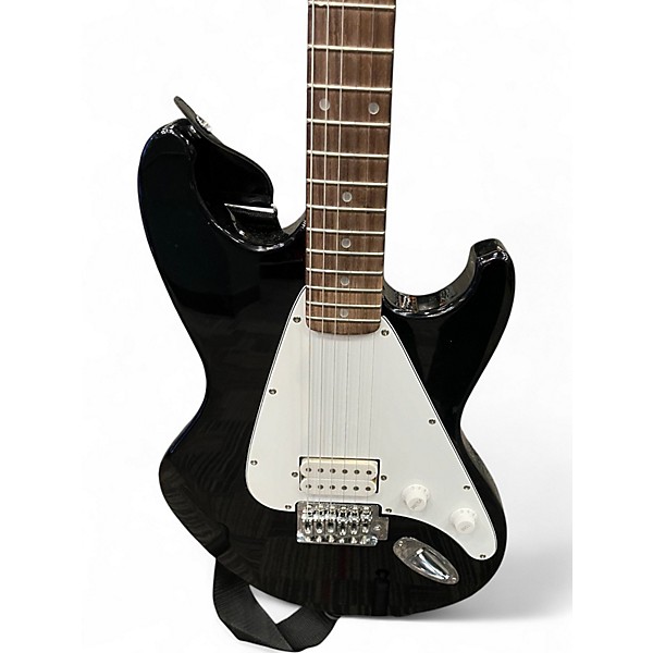 Used First Act strat Black Solid Body Electric Guitar