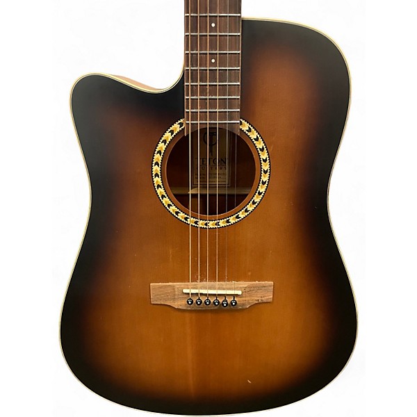 Used Teton STS 100 CEDV-L 2 Color Sunburst Acoustic Electric Guitar