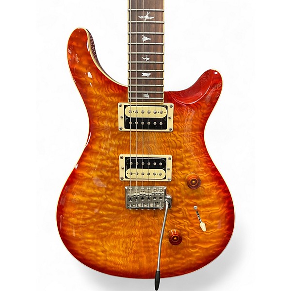 Used PRS SE Custom 24 Sunburst Solid Body Electric Guitar