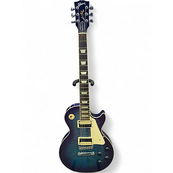 Used Gibson Les Paul Traditional Pro V Flame Top BLUEBERRY BURST Solid Body Electric Guitar