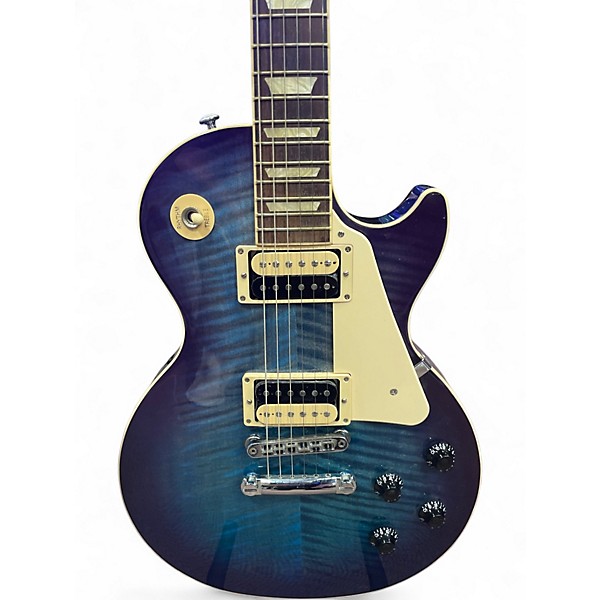 Used Gibson Les Paul Traditional Pro V Flame Top BLUEBERRY BURST Solid Body Electric Guitar