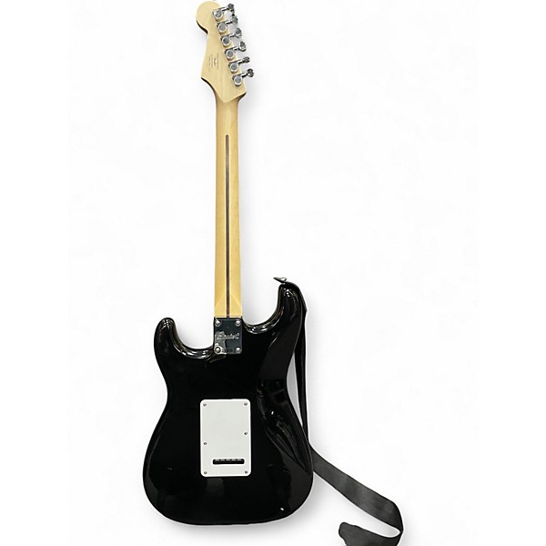 Used Squier SONIC STRATOCASTER Black Solid Body Electric Guitar