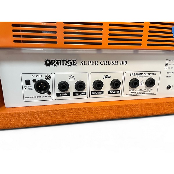 Used Orange Amplifiers Super Crush 100 Solid State Guitar Amp Head