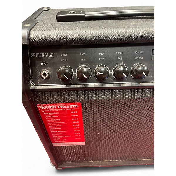 Used Line 6 Spider V 30 1x8 Guitar Combo Amp