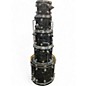 Used DW 5 Piece Collector's Series black pearl Drum Kit thumbnail