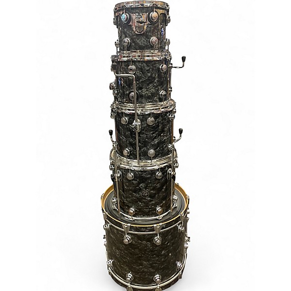 Used DW 5 Piece Collector's Series black pearl Drum Kit
