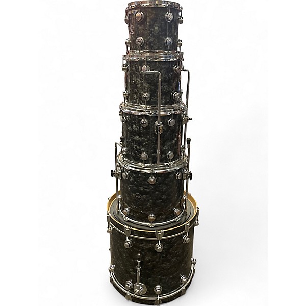 Used DW 5 Piece Collector's Series black pearl Drum Kit