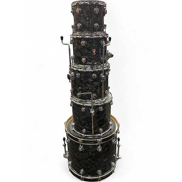 Used DW 5 Piece Collector's Series black pearl Drum Kit