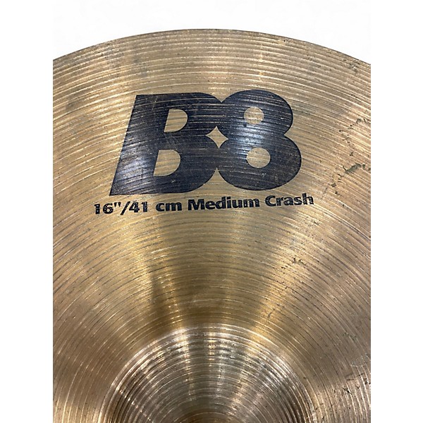 Used SABIAN 16in B8 Medium Crash Cymbal