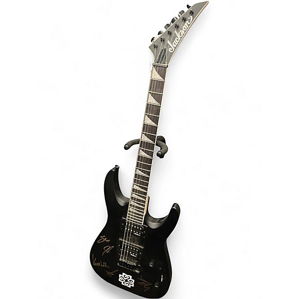 Used 2022 Jackson JS Dinky Arch Top Black Solid Body Electric Guitar