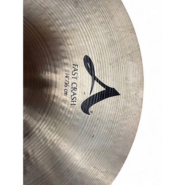 Used Zildjian 14in A Series Fast Crash Cymbal