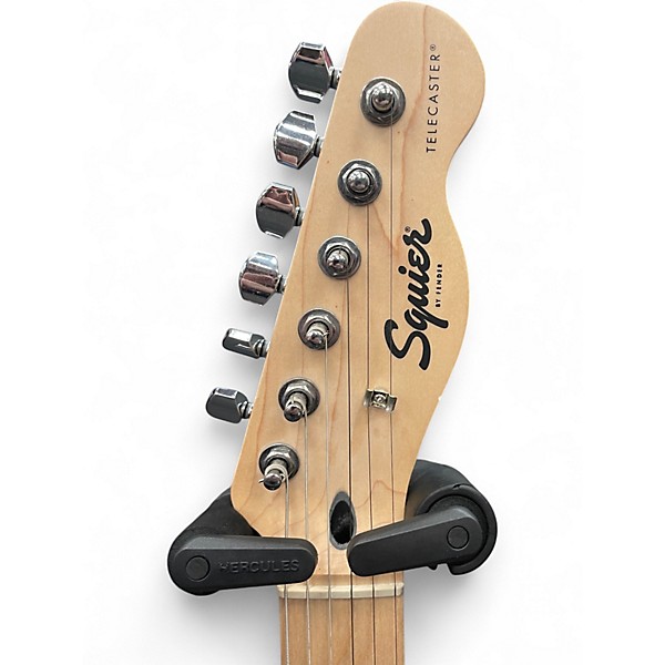 Used Squier Bullet Telecaster Natural Solid Body Electric Guitar