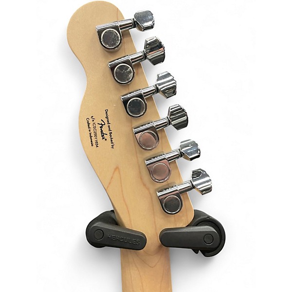 Used Squier Bullet Telecaster Natural Solid Body Electric Guitar