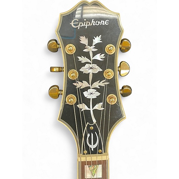 Used Epiphone Sheraton II Ebony Hollow Body Electric Guitar