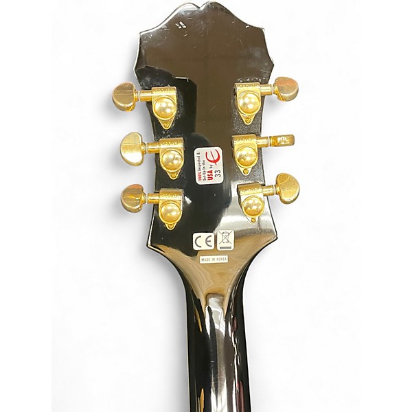 Used Epiphone Sheraton II Ebony Hollow Body Electric Guitar