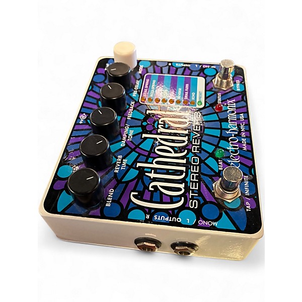 Used Electro-Harmonix Cathedral Stereo Reverb Effect Pedal