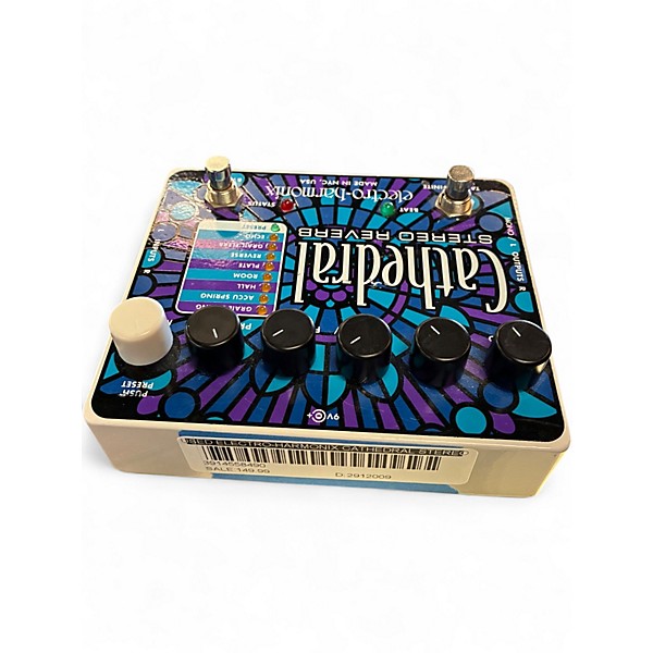 Used Electro-Harmonix Cathedral Stereo Reverb Effect Pedal