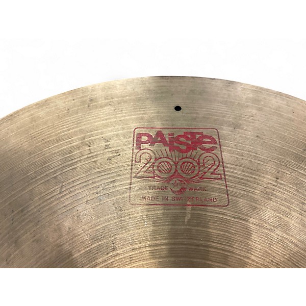 Used Paiste 16in 2002 Medium Crash Cymbal