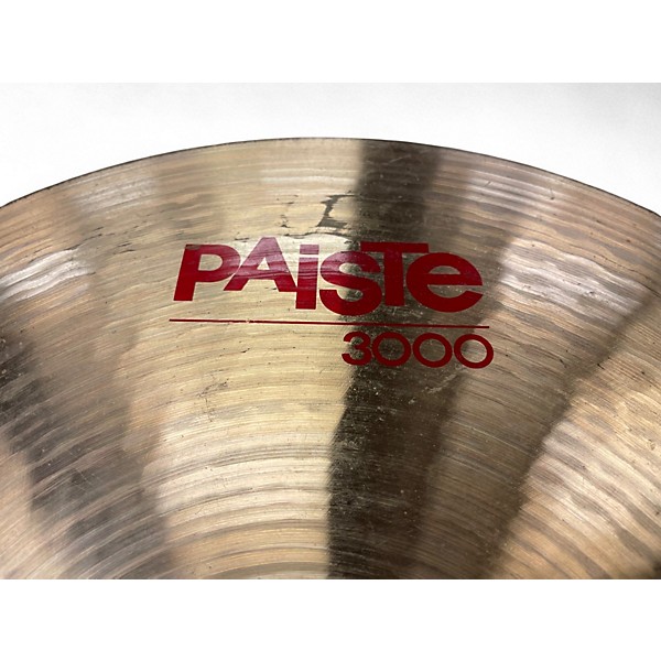 Used Paiste 14in 3000 Heavy Hi hat pair Cymbal
