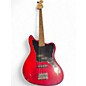 Used Squier Jaguar Bass Candy Apple Red Electric Bass Guitar thumbnail