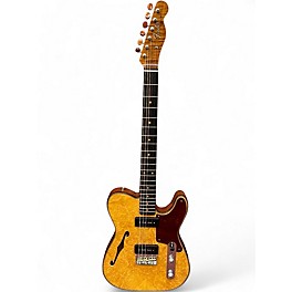 Used Fender artisan dual P90 Maple-burl Natural Solid Body Electric Guitar