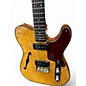 Used Fender artisan dual P90 Maple-burl Natural Solid Body Electric Guitar