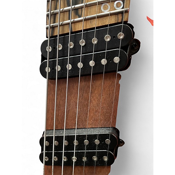 Used Kiesel Custom 7 String Red Solid Body Electric Guitar