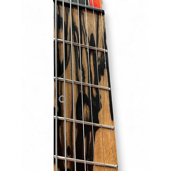 Used Kiesel Custom 7 String Red Solid Body Electric Guitar