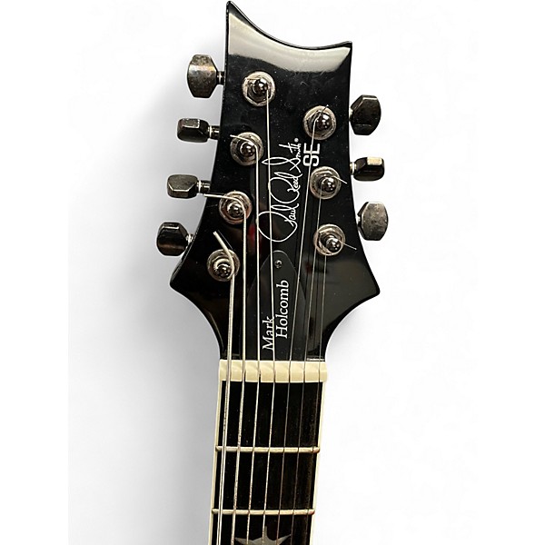 Used PRS SE Mark Holcomb Trans Black Solid Body Electric Guitar