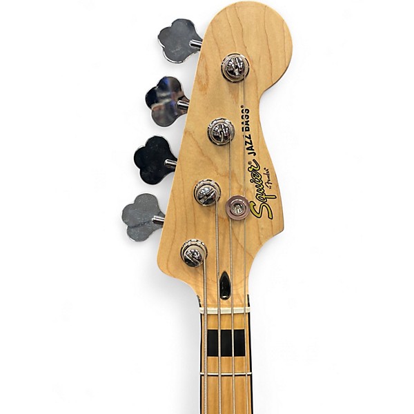 Used Squier Classic Vibe 70s Jazz Bass Natural Electric Bass Guitar