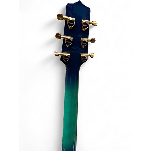 Used Takamine TSP178AC Trans Blue Burst Acoustic Electric Guitar