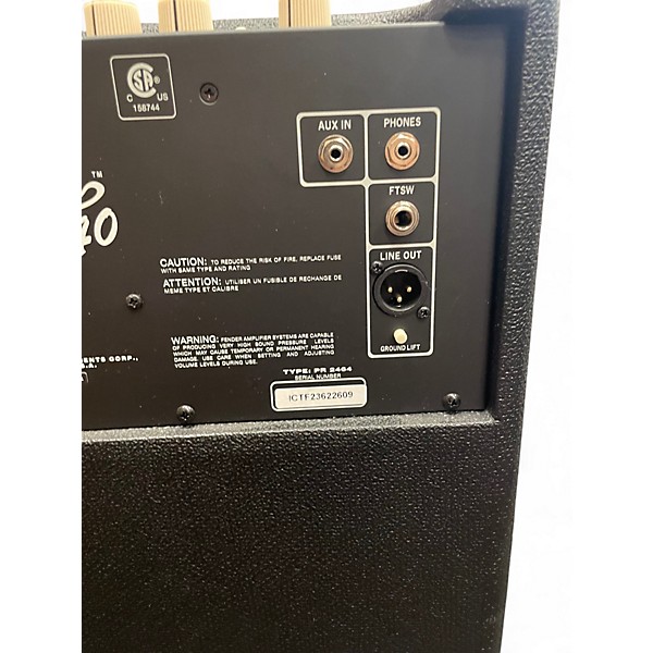 Used Fender Rumble 40 V3 Bass Combo Amp