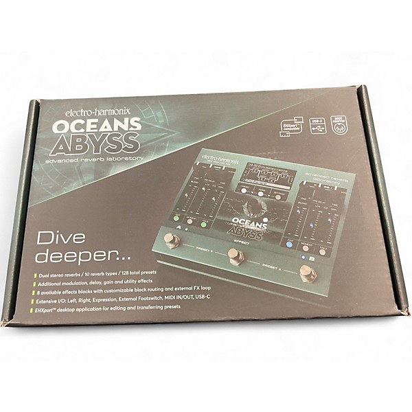 Used Electro-Harmonix Oceans Abyss Effect Pedal