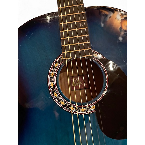 Used Rogue RA100D BLUE Acoustic Guitar