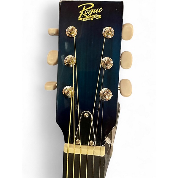 Used Rogue RA100D BLUE Acoustic Guitar