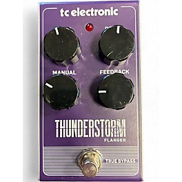 Used TC Electronic Thunderstorm Flanger Effect Pedal