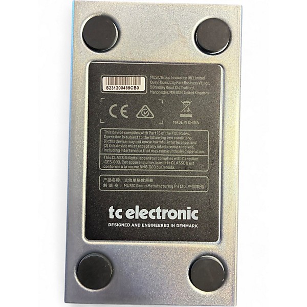 Used TC Electronic Thunderstorm Flanger Effect Pedal