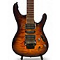 Used Ibanez S670QM Brown Sunburst Solid Body Electric Guitar